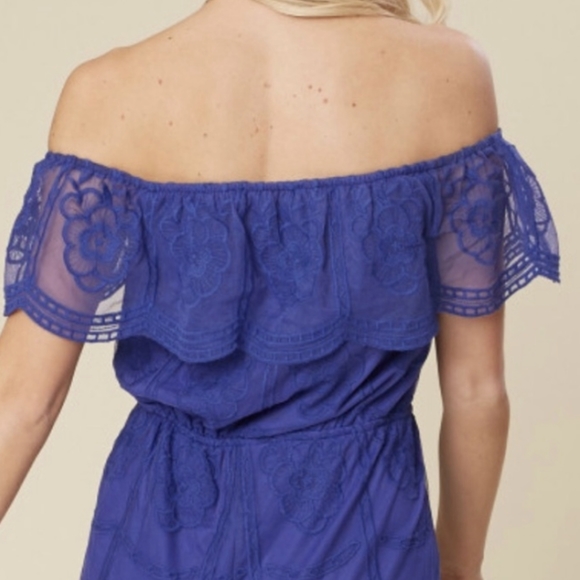 Altar'd state blue lace romper, size S.🌷 - Picture 4 of 12